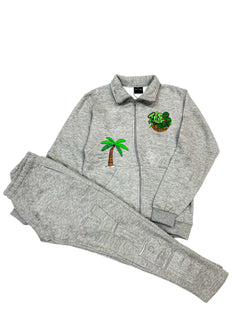 True Vibes Sweatsuit -  Cotton Fleece - Classic Grey