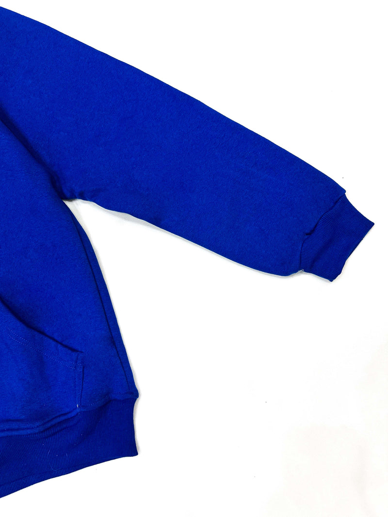 Royal Blue Embroidery Hoodie